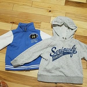 Carter's hoodie and jacket
